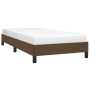 Estructura de cama de tela marrón 100x200 cm de vidaXL, Camas y somieres - Ref: Foro24-346699, Precio: 75,23 €, Descuento: %