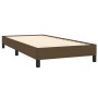 Estructura de cama de tela marrón 100x200 cm de vidaXL, Camas y somieres - Ref: Foro24-346699, Precio: 75,23 €, Descuento: %