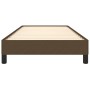 Brown fabric bed frame 100x200 cm by vidaXL, Beds and slatted bases - Ref: Foro24-346699, Price: 75,23 €, Discount: %