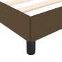 Estructura de cama de tela marrón 100x200 cm de vidaXL, Camas y somieres - Ref: Foro24-346699, Precio: 75,23 €, Descuento: %