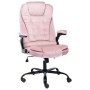 Silla de oficina de terciopelo rosa de vidaXL, Sillas de oficina - Ref: Foro24-20571, Precio: 239,58 €, Descuento: %