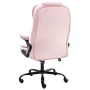 Silla de oficina de terciopelo rosa de vidaXL, Sillas de oficina - Ref: Foro24-20571, Precio: 239,58 €, Descuento: %