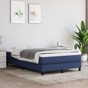 Cama box spring con colchón tela azul 120x200 cm de vidaXL, Camas y somieres - Ref: Foro24-3144067, Precio: 349,99 €, Descuen...