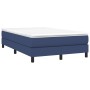 Box spring bed with blue fabric mattress 120x200 cm by vidaXL, Beds and slatted bases - Ref: Foro24-3144067, Price: 351,65 €,...