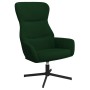 Silla de relajación de terciopelo verde oscuro de vidaXL, Sillones - Ref: Foro24-341110, Precio: 118,39 €, Descuento: %