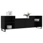 Black plywood TV cabinet 160x35x55 cm by vidaXL, TV Furniture - Ref: Foro24-831349, Price: 72,99 €, Discount: %