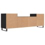 Black plywood TV cabinet 160x35x55 cm by vidaXL, TV Furniture - Ref: Foro24-831349, Price: 72,99 €, Discount: %