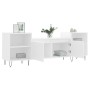 Weißer TV-Schrank aus Sperrholz, 160 x 35 x 55 cm von vidaXL, TV-Möbel - Ref: Foro24-831340, Preis: 86,20 €, Rabatt: %