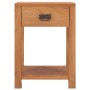 Mesita de noche de madera maciza de teca 35x35x50 cm de vidaXL, Mesitas de noche - Ref: Foro24-287231, Precio: 101,16 €, Desc...