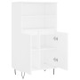 Tall white plywood sideboard 60x36x110 cm by vidaXL, Sideboards - Ref: Foro24-831484, Price: 81,84 €, Discount: %