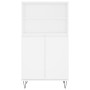 Tall white plywood sideboard 60x36x110 cm by vidaXL, Sideboards - Ref: Foro24-831484, Price: 81,84 €, Discount: %