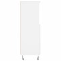 Tall white plywood sideboard 60x36x110 cm by vidaXL, Sideboards - Ref: Foro24-831484, Price: 81,84 €, Discount: %