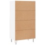 Tall white plywood sideboard 60x36x110 cm by vidaXL, Sideboards - Ref: Foro24-831484, Price: 81,84 €, Discount: %