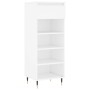 White plywood shoe cabinet 40x36x105 cm by vidaXL, Shoe racks and shoe organizers - Ref: Foro24-831452, Price: 44,15 €, Disco...