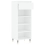 Mueble zapatero madera contrachapada blanco 40x36x105 cm de vidaXL, Zapateros y organizadores de calzado - Ref: Foro24-831452...