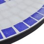 Blue and white mosaic terrace bistro table 60 cm by vidaXL, Garden tables - Ref: Foro24-41530, Price: 88,14 €, Discount: %