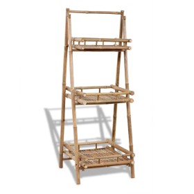 3 Tier Folding Bamboo Plant Shelf by vidaXL, Pot stands - Ref: Foro24-41493, Price: 101,99 €, Discount: %