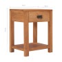 Mesita de noche de madera maciza de teca 35x35x50 cm de vidaXL, Mesitas de noche - Ref: Foro24-287231, Precio: 101,16 €, Desc...