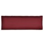 Cojín de respaldo tapizado rojo vino tinto 120x40x10 cm de vidaXL, Cojines para sillas y sofás - Ref: Foro24-41514, Precio: 1...