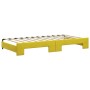 Sofá cama nido con cajones terciopelo amarillo 100x200 cm de , Camas y somieres - Ref: Foro24-3197855, Precio: 574,39 €, Desc...