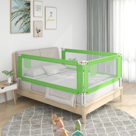 Barandilla de seguridad cama de niño verde tela 100x25 cm de , Barandillas de seguridad - Ref: Foro24-10190, Precio: 30,83 €,...