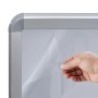 Poster holder A1 water base gray aluminum alloy by , Counters - Ref: Foro24-51204, Price: 145,27 €, Discount: %