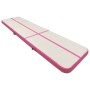 Inflatable gymnastics mat with pink PVC pump 700x100x20 cm by , Pilates and yoga mats - Ref: Foro24-92688, Price: 329,18 €, D...