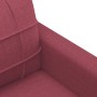 Sofagarnitur mit Kissen 3-teilig aus rotem Stoff von , Sofas - Ref: Foro24-3201264, Preis: 701,13 €, Rabatt: %