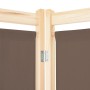 Divider screen with 5 brown fabric panels 200x170x4 cm by , Room dividers - Ref: Foro24-248181, Price: 85,66 €, Discount: %