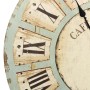 Reloj de pared de MDF multicolor 60 cm de , Relojes de pared - Ref: Foro24-325183, Precio: 43,97 €, Descuento: %