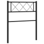 Cabecero de metal negro 100 cm de , Cabeceros y pies de cama - Ref: Foro24-372306, Precio: 22,86 €, Descuento: %