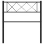 Cabecero de metal negro 100 cm de , Cabeceros y pies de cama - Ref: Foro24-372306, Precio: 22,86 €, Descuento: %