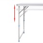 Adjustable folding camping table 120x60 cm by vidaXL, camping furniture - Ref: Foro24-41325, Price: 53,89 €, Discount: %