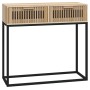 Mesa consola hierro y madera contrachapada 80x30x75 cm de , Mesas auxiliares - Ref: Foro24-352105, Precio: 83,87 €, Descuento: %