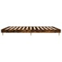 Smoked oak engineered wood bed frame 160x200cm by , Beds and slatted bases - Ref: Foro24-832026, Price: 124,18 €, Discount: %