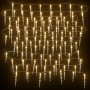 Christmas icicle lights 100 LED warm white acrylic PVC 10 m by , Christmas lights - Ref: Foro24-356227, Price: 31,99 €, Disco...