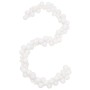 White polystyrene Christmas ball wreath 175 cm by , Festive decorations - Ref: Foro24-356137, Price: 26,21 €, Discount: %