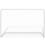 Fußballtor mit weißem Stahlnetz 182x61x122 cm von vidaXL, Fußballtore - Ref: Foro24-90684, Preis: 33,99 €, Rabatt: %