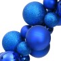 Blue polystyrene Christmas ball wreath 175 cm by , Festive decorations - Ref: Foro24-356140, Price: 29,99 €, Discount: %