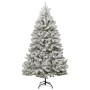 Artificial Christmas tree with hinges and flocked snow 180 cm by , Christmas trees - Ref: Foro24-357793, Price: 101,74 €, Dis...