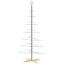 Árbol de Navidad metal negro con base de madera 180 cm de , Arboles de navidad - Ref: Foro24-359605, Precio: 59,70 €, Descuen...