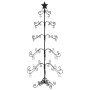 Árbol de Navidad para decoración metal negro 150 cm de , Arboles de navidad - Ref: Foro24-359607, Precio: 96,99 €, Descuento: %