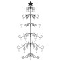 Árbol de Navidad para decoración metal negro 150 cm de , Arboles de navidad - Ref: Foro24-359607, Precio: 96,99 €, Descuento: %