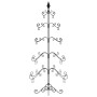 Árbol de Navidad para decoración metal negro 150 cm de , Arboles de navidad - Ref: Foro24-359607, Precio: 96,99 €, Descuento: %