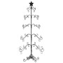 Árbol de Navidad para decoración metal negro 150 cm de , Arboles de navidad - Ref: Foro24-359607, Precio: 83,94 €, Descuento: %