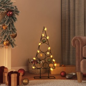 Christmas tree for decoration black metal 60 cm by , Christmas trees - Ref: Foro24-359597, Price: 24,78 €, Discount: %