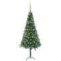 Künstlicher Weihnachtsbaum mit LED-Ecke und grünen Kugeln 180 cm von , Weihnachtsbäume - Ref: Foro24-3077944, Preis: 60,85 €,...