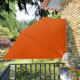 Terracotta color folding balcony side awning 160x240 cm by vidaXL, Umbrellas - Ref: Foro24-41580, Price: 64,99 €, Discount: %