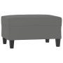 Dark gray microfiber fabric footrest 70x55x41 cm by , Ottomans - Ref: Foro24-349363, Price: 70,49 €, Discount: %