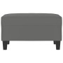 Dark gray microfiber fabric footrest 70x55x41 cm by , Ottomans - Ref: Foro24-349363, Price: 70,49 €, Discount: %